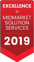 Excellence in Midmarket Solution Services Badge 2019 x300